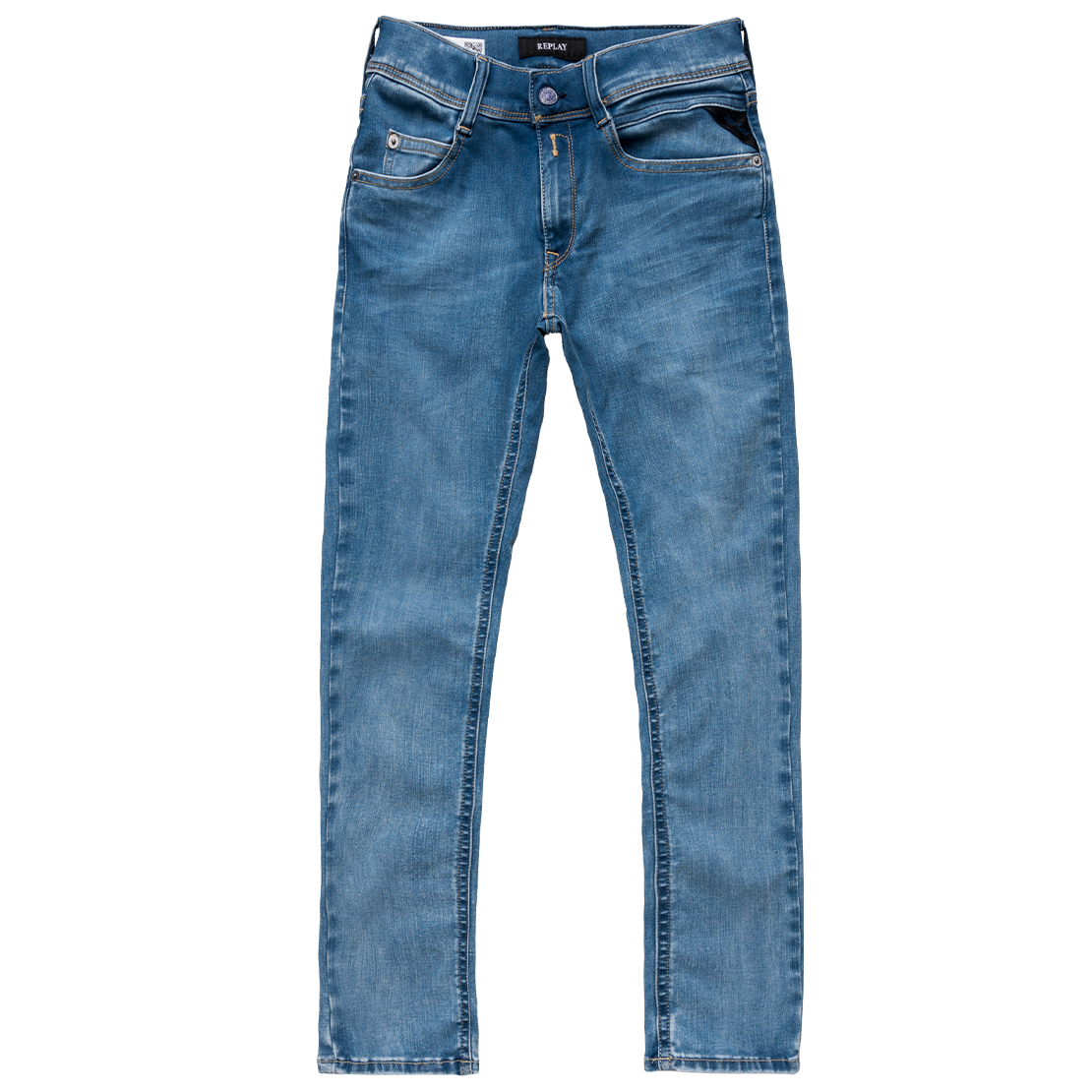 BOY 10.5 OZ ハイパーレックスストレッチ デニムパンツ WALLYS 詳細画像 ライトブルーデニム 1